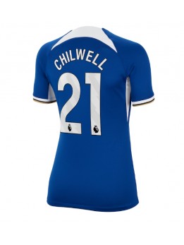 Chelsea Ben Chilwell #21 Replika Hemmakläder Dam 2023-24 Kortärmad